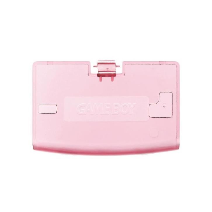 Game Boy Advance Batterijklepje Transparent Roze (Third P..., Spelcomputers en Games, Spelcomputers | Nintendo Game Boy, Zo goed als nieuw