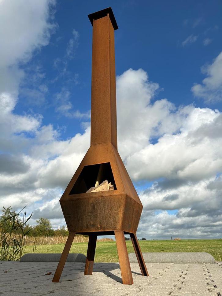 Tuinhaard Cortenstaal, Tuin en Terras, Tuinhaarden, Nieuw, Ophalen of Verzenden