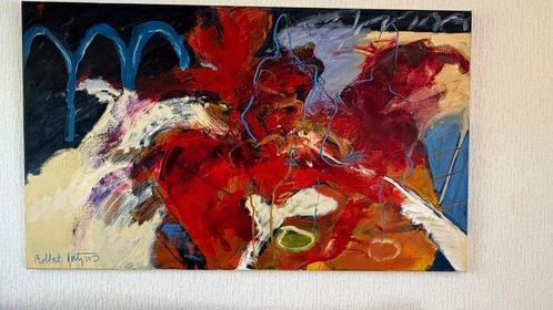 Robbert Fortgens (1960) - Blauwe brug, Antiek en Kunst, Kunst | Schilderijen | Modern
