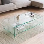*WOONWINKEL* Kave Home Burano Salontafel Glas Rechthoekig, Verzenden, Nieuw