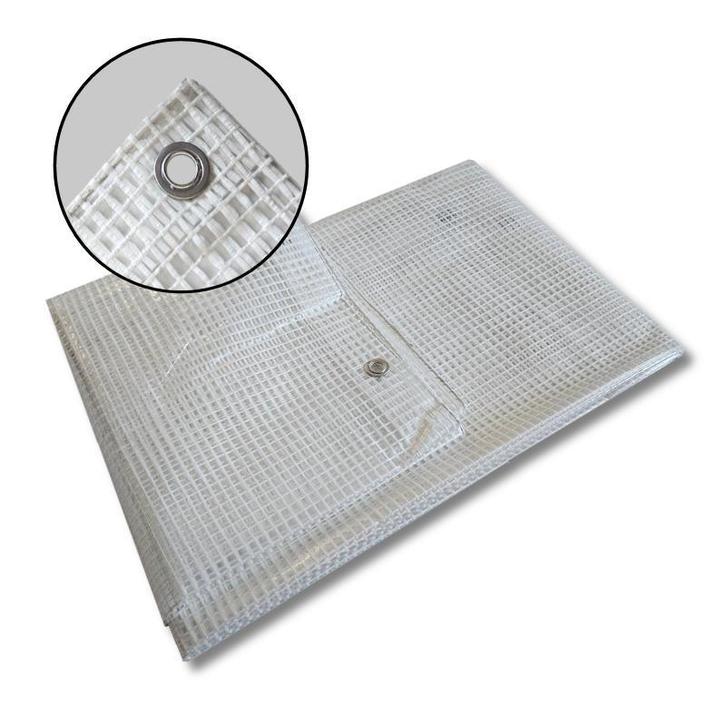 Premium kwaliteit afdekzeilen 200gr gewapend transparant, Doe-het-zelf en Verbouw, Zeil en Folie, Zeil, Nieuw, Ophalen of Verzenden