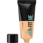 Maybelline - Fit Me Foundation - 110 PORCELAIN, Ophalen of Verzenden, Nieuw, Gehele gezicht, Make-up