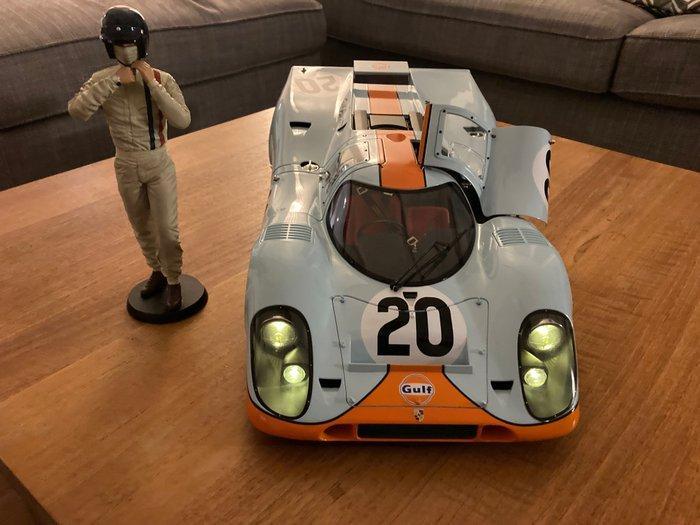 IXO 1:8 - Model raceauto - Porsche 917 IXO 1/8, Hobby en Vrije tijd, Modelauto's | 1:5 tot 1:12
