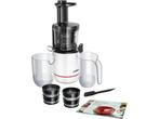 Bosch MESM500W VitaExctract - Slowjuicer - Zwart Wit, Verzenden, Zo goed als nieuw