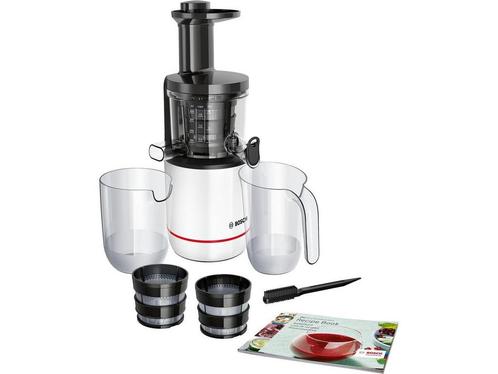 Bosch MESM500W VitaExctract - Slowjuicer - Zwart Wit, Witgoed en Apparatuur, Juicers, Zo goed als nieuw, Verzenden