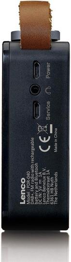 Lenco PDR-040BAMBOOBK - Draagbare DAB Radio met FM, DAB+ en, Verzenden, Nieuw in verpakking