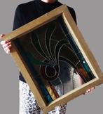 Art Nouveau Glas-in-loodraam - 1910-1920 - Raam, Antiek en Kunst