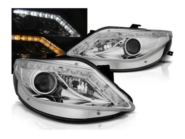 Seat Ibiza 6J Chrome LED knipperlicht koplamp units, Auto-onderdelen, Verlichting, Nieuw, Seat, Verzenden