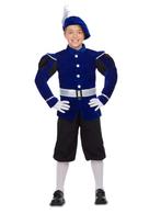 Pietenpak Kind Alicante Blauw/Zwart, Kleding | Dames, Carnavalskleding en Feestkleding, Ophalen of Verzenden, Nieuw