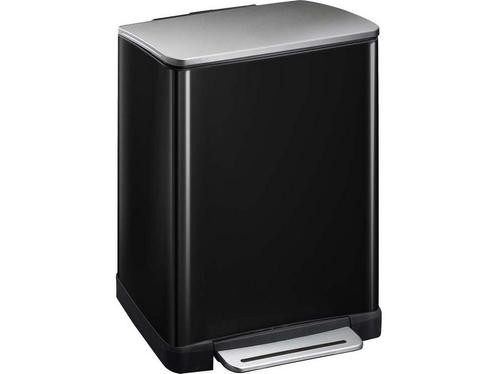 EKO - E-Cube recycling pedaalemmer 28+18 liter - Stainless, Huis en Inrichting, Woonaccessoires | Overige, Zo goed als nieuw, Verzenden