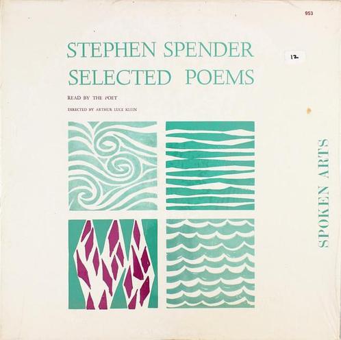 LP gebruikt - Stephen Spender - Selected Poems, Cd's en Dvd's, Vinyl | Overige Vinyl, Zo goed als nieuw, Verzenden