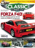 CLASSIC AND SPORTSCAR FORZA F40 FERRARI 166MM FRAZER NASH, Boeken, Auto's | Folders en Tijdschriften, Verzenden, Gelezen, Algemeen