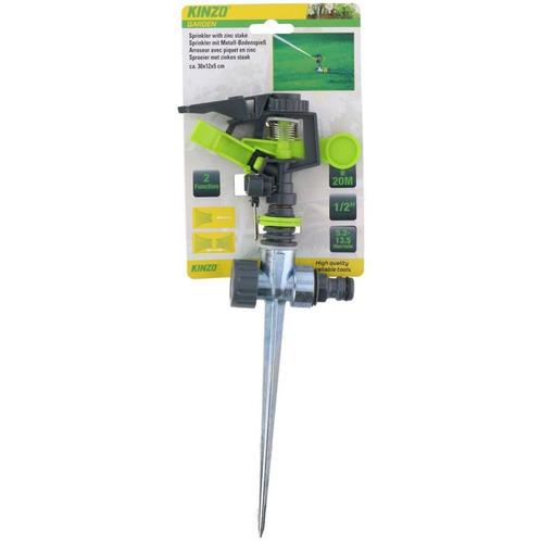 Kinzo Sectorsproeier - Verstelbare Straal - Messing & ABS..., Tuin en Terras, Tuinslangen, Nieuw, Ophalen of Verzenden