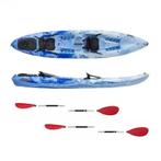 Exo Shark 2 410 Std, incl. zit/rugsteunen & peddels, Watersport en Boten, Kajaks, Verzenden, Nieuw