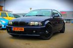 BMW 3-Serie E46 2.2 CI 320 Coupe 2002 Blauw - CARPLAY/CRUISE, Auto's, Achterwielaandrijving, Gebruikt, Zwart, Blauw