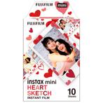 Fujifilm Instax Heart Sketch, Audio, Tv en Foto, Fotografie | Fotopapier, Nieuw, Verzenden