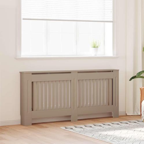 vidaXL Radiatorafdekking 2 pcs Bruin 172 x 19 x 81.5 cm, Doe-het-zelf en Verbouw, Verwarming en Radiatoren, Nieuw, Verzenden