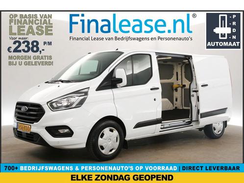 Ford Transit Custom 340 2.0 TDCI L2H1 130PK AUT PDC €238pm, Auto's, Bestelauto's, Lease, Automaat, Diesel, Ford, Wit, Verzenden