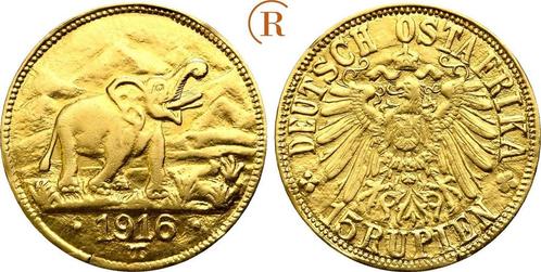 15 Rupien Tabora goud 1916 Deutsch-ostafrika, Postzegels en Munten, Munten | Europa | Niet-Euromunten, Verzenden