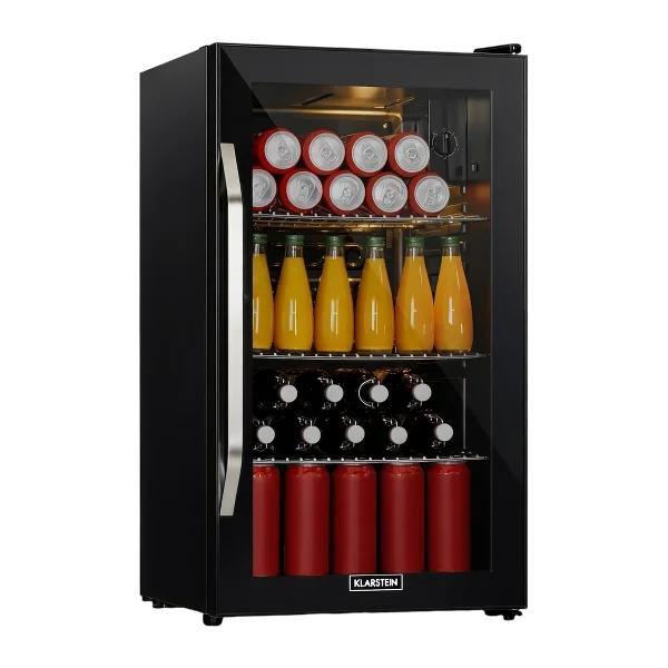 Bierkoelkast Drankkoelkast Mini Koelkast Koeler Zwart 80L, Witgoed en Apparatuur, Koelkasten en IJskasten, 75 tot 100 liter, Refurbished