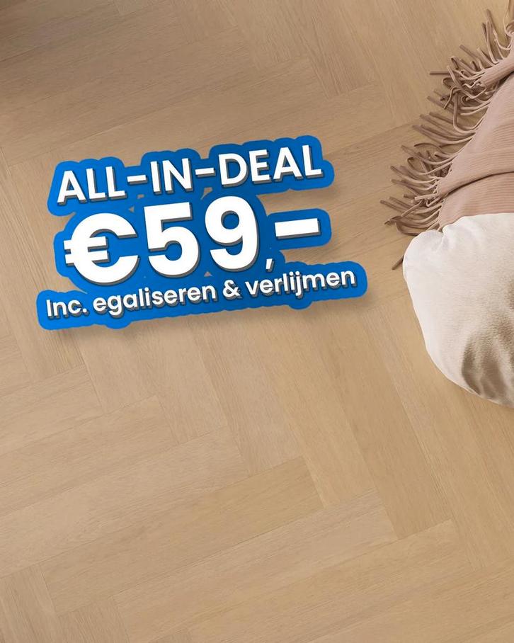 Plak pvc Visgraat beige eiken |  Belakos Futuro Visgraat XL, Huis en Inrichting, Stoffering | Vloerbedekking, Ophalen
