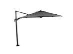Garden Impressions Zweefparasol Hawaii 3,5 mtr Grijs, Tuin en Terras, Nieuw, 3 tot 4 meter, Zweefparasol, Verstelbaar