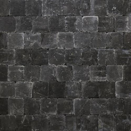 Tumbelton Extra 15 x 15 x 6 cm - Coal - Per M2, Tuin en Terras, Tegels en Klinkers, Ophalen of Verzenden