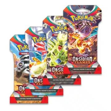 Obsidian Flames - Sleeved Booster Pack beschikbaar voor biedingen