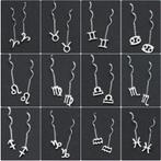 Zilveren sterrenbeeld doortrekoorbellen, Verzenden, Nieuw, Zilver