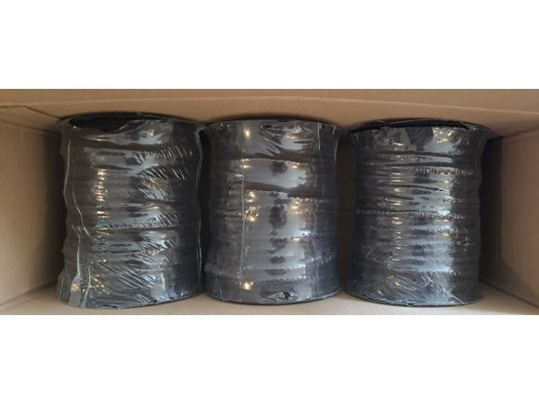 Veiling - 3x Katoen touw zwart 6mm 100m per rol, Huis en Inrichting, Woonaccessoires | Wanddecoraties, Nieuw