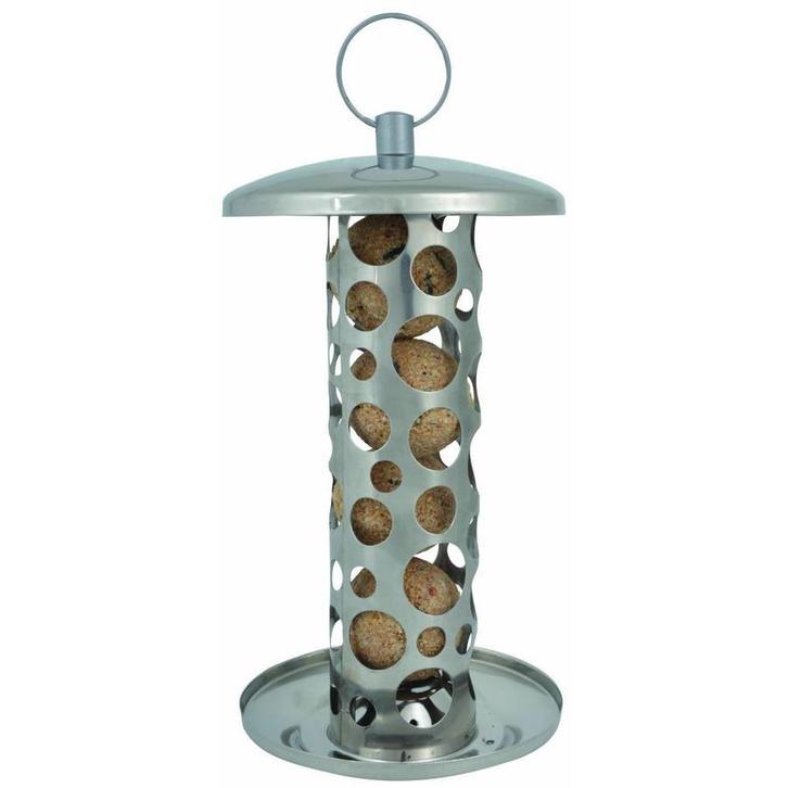 Vetbollenautomaat RVS - Winterseizoen    - Buiten, Dieren en Toebehoren, Vogels | Toebehoren, Nieuw, Verzenden