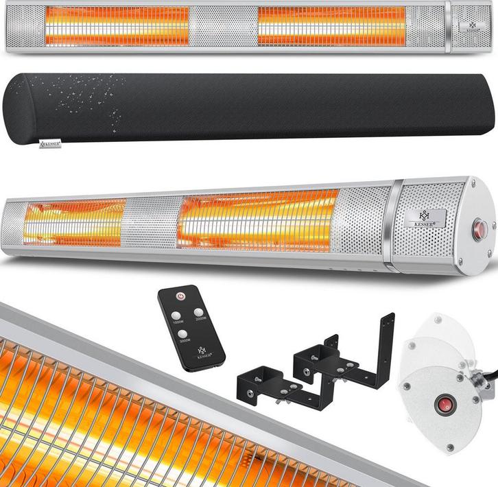 Infrarood Verwarming - Terrasverwarmer - Elektrische Heater, Tuin en Terras, Terrasverwarmers, Zo goed als nieuw, Verzenden