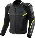 SHIMA Bandit 2.0 Perforated Zwart Geel Leren Motorjas, Nieuw met kaartje, Jas | leer, SHIMA, Heren
