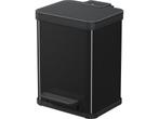 Hailo Öko Duo Plus M Prullenbak - 2 x 9L  - Zwart, Verzenden, Zo goed als nieuw