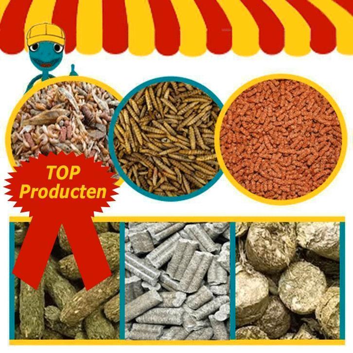 Goed schildpaddenvoer (water en land) tegen scherpe prijzen!, Dieren en Toebehoren, Reptielen en Amfibieën | Toebehoren, Nieuw