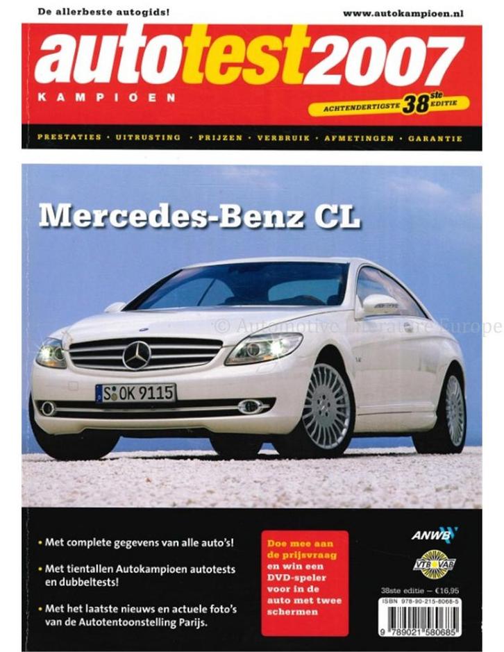 2007 AUTOTEST JAARBOEK NEDERLANDS, Boeken, Auto's | Folders en Tijdschriften