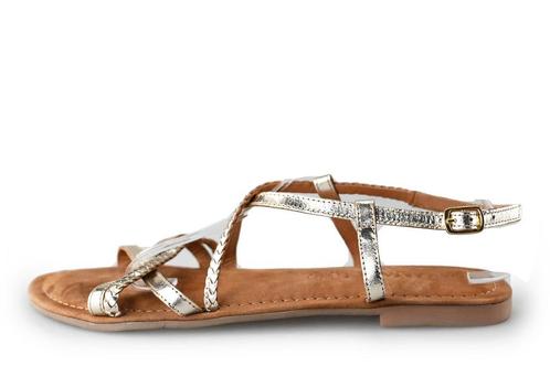 Lazamani Slippers in maat 41 Goud | 10% extra korting, Kleding | Dames, Schoenen, Overige kleuren, Zo goed als nieuw, Slippers