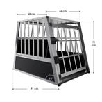Aluminium hondentransportbox - L, Dieren en Toebehoren, Verzenden, Nieuw