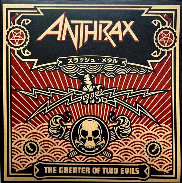 lp nieuw - Anthrax - The Greater Of Two Evils, Cd's en Dvd's, Vinyl | Hardrock en Metal, Zo goed als nieuw, Verzenden