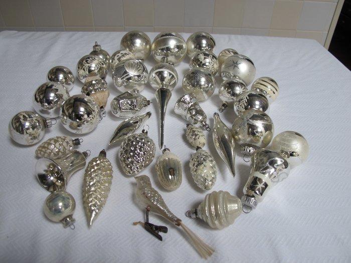 Kerstballen (37) - Antieke en vintage glazen Piek en, Diversen, Kerst