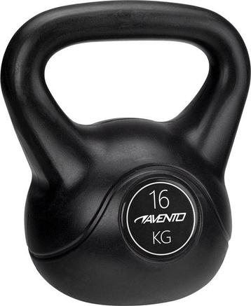 Avento Kettlebell - 16 kg - Zwart beschikbaar voor biedingen