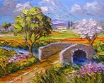 Vincent Rallo (1954) - Pont Romain à Aix en  Provence, Antiek en Kunst