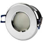 LED line inbouwspot spatwaterdicht rond vast Chrome, Ophalen of Verzenden, Nieuw