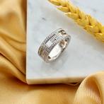 18 Krt. witgouden ring met diamanten 0,36 ct. | GUCCI, Sieraden, Tassen en Uiterlijk, Ringen, Gebruikt, Overige kleuren, 19 tot 20