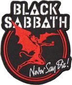 Black Sabbath Archangel Never Say Die Patch off. merchandise, Ophalen of Verzenden, Nieuw, Kleding