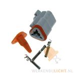 Deutsch-DT 3-pins connector, Losse 3-pins female, Ophalen of Verzenden, Nieuw