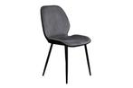 Eetkamerstoel - Mathew - Donkergrijs - Fluweel - Jörn, Huis en Inrichting, Stoelen, Verzenden, Nieuw