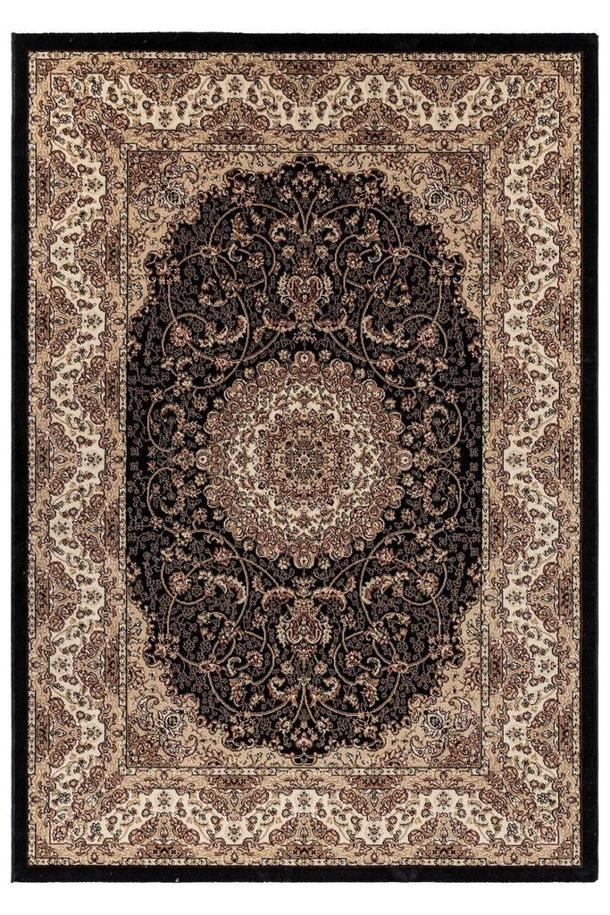Perzisch Vloerkleed | Kashmir | Luxury | Zwart | 80x150 cm, Huis en Inrichting, Stoffering | Tapijten en Kleden, Verzenden
