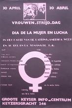 vintage poster vrouwenrechten -Vrouwen Strijd dag (Posters), Verzamelen, Posters, Verzenden, Nieuw, Overige onderwerpen, Met lijst