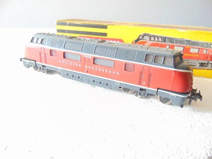 Trix Express H0 - 764 - Diesellocomotief (1) - V200 - DB, Hobby en Vrije tijd, Modeltreinen | H0
